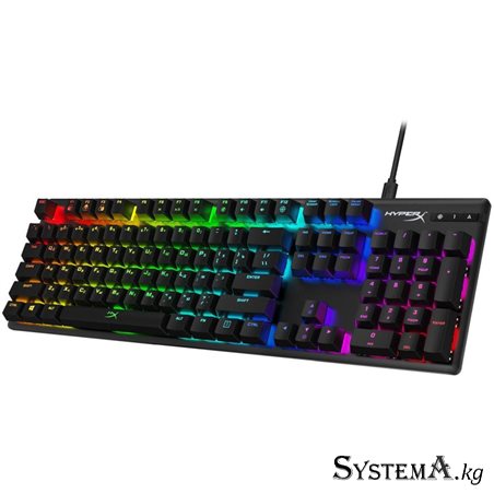 KINGSTON HX-KB6RDX-RU HyperX Alloy Origins Mechanical Gaming Keyboard, With Radiant RGB, RU
