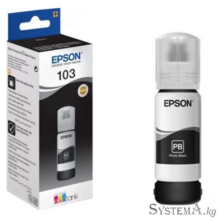 Краска Epson (C13T00S14A) 103 Black EcoTank  L3100/L3101/L3110/L3150
