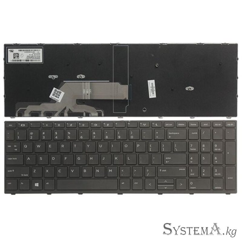 Клавиатура HP Probook 450 G5, 455 G5, 470 G5 черная, с рамкой англ