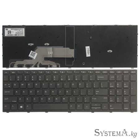 Клавиатура HP Probook 450 G5, 455 G5, 470 G5 черная, с рамкой англ