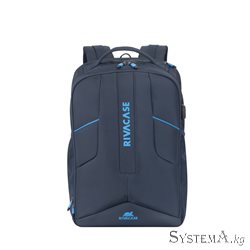RivaCase 7861 Gaming Dark Blue 17.3" Backpack