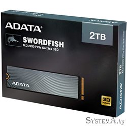 SSD ADATA SWORDFISH 2TB 3D NAND M.2 2280 PCIe NVME Gen3x4 Read / Write: 1800/1200MB