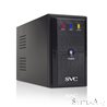 UPS SVC V-800-L, Диапазон работы AVR: 165-275В, AVR в режиме Booster: 138-292В, Бат.: 12В/9 Ач*1шт., 3 вых.: 2 Shuko CEE7+1 IEC 