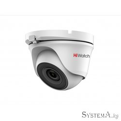 HD-TVI камера купольная внутренняя HiWatch DS-T203(B) (2MP/2.8mm/1920х1080/0.01lux/EXIR 20m/IP66/HD-TVI/AHD/ CVI/CVBS)