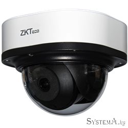 Видеокамера купольная ZKTECO DL-858M28B 1/1.8" STARVIS CMOS, 8MP@15fps H.264/H.265 Smart IR IR Range 20-30m Starlight/120dB WDR 