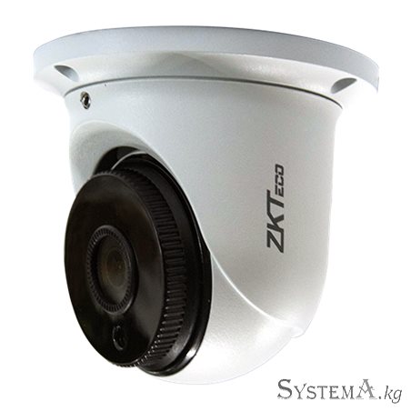 Видеокамера купольная  ZKTECO ES-852K11H 1/2.7" CMOS 1920x1080(1-20fps) H.265+/H.265/H.264 IR Range 10-20m Fixed Lens 2.8mm DWDR
