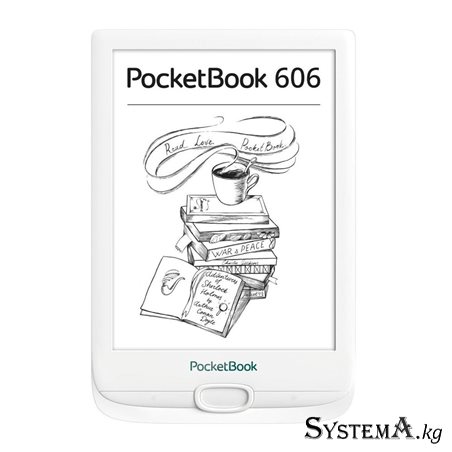 Электронная книга PocketBook PB606-D-CIS белый
