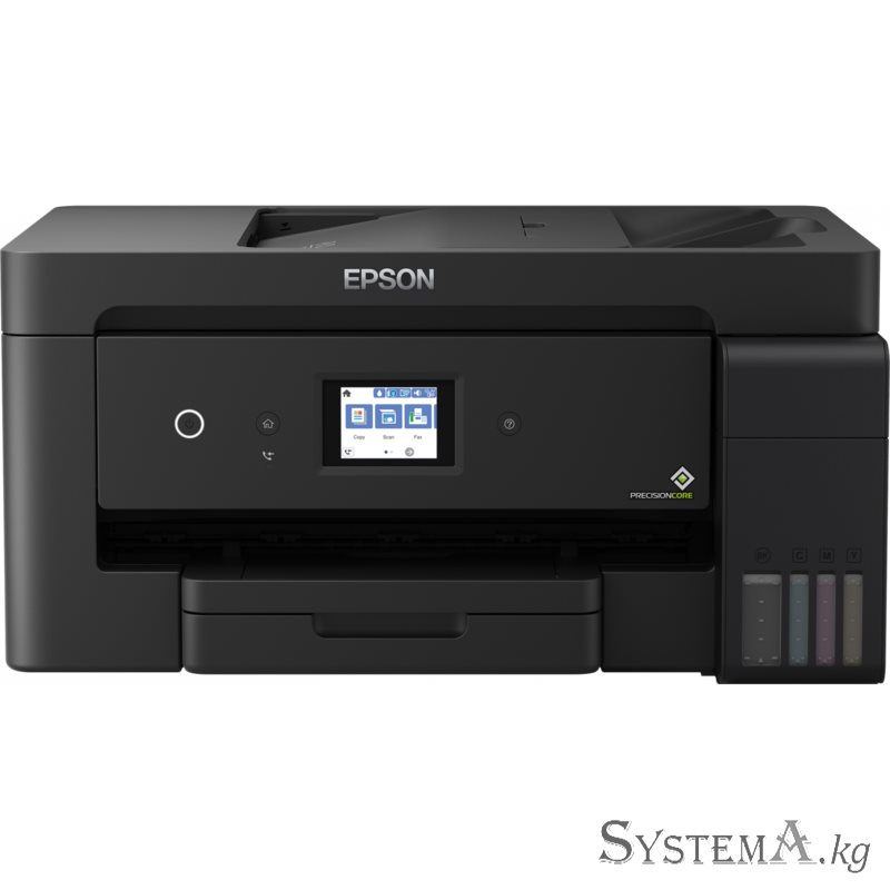 МФУ Epson L14150 (Printer-copier-scaner-fax, A3+, 17/9ppm (Black/Color), 4800x2400 dpi, 64-256g/m2, 1200x2400 scaner/copier,LCD 