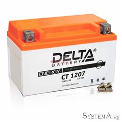 Аккумулятор Delta CT1207 12V 7Ah Стартерный