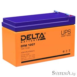Аккумулятор Delta DTM1207 12V 7Ah