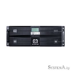 UPS SVC RT-6KL-LCD, Мощность 6кВА/6кВт, Стоечный 19'' 4U, RT-серия, On-Line, LED-LСD\RS-232, SMART USB, Диапазон работы AVR: 110