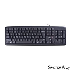 Клавиатура X-Game XK-100UB, Ультратонкая, USB, Анг/Рус/Каз, Чёрный