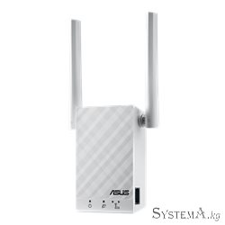 Точка доступа Wi-Fi ASUS RP-AC55 Dual-Band, 867Mb/s 5GHz+300Mb/s 2.4GHz, 1xLAN 1Gb/s, 2 антенны, Aimesh, Asus Extenter App