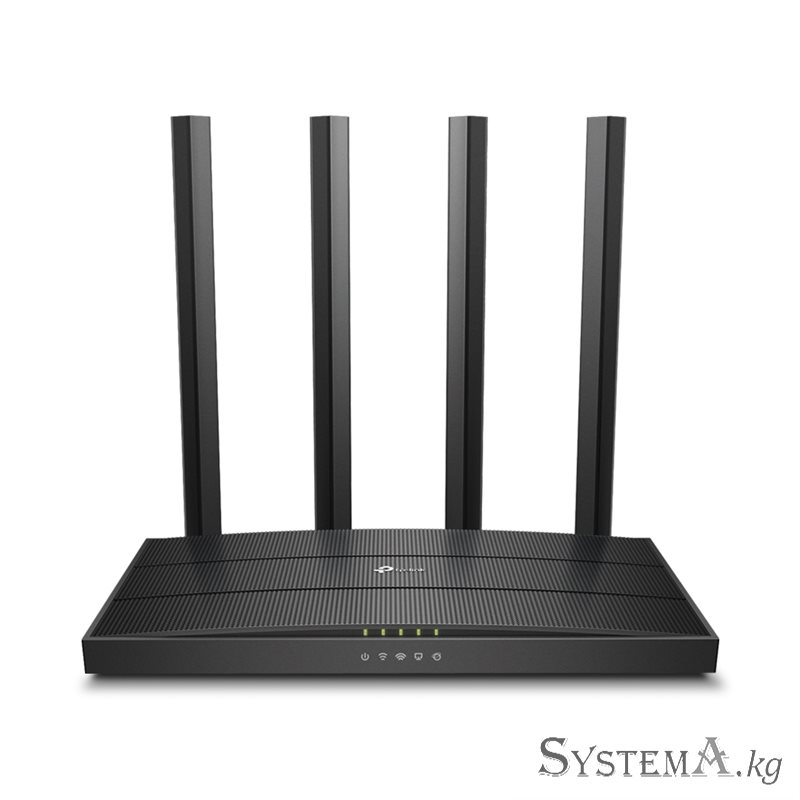 Роутер Wi-Fi TP-LINK Archer C80(RU) AC1900 Dual-Band, 1300Mb/s 5GHz+600Mb/s 2.4GHz, 4xLAN 1Gb/s, 4 антенны, USB 2.0, IPTV, MU-MI