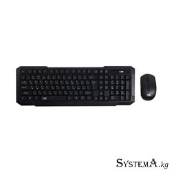 Комплект Клавиатура + Мышь X-Game XD-7700GB, Беспроводной, Оптическая мышь, Анг/Рус/Каз, Кол-во стандартных клавиш 104, Чёрный