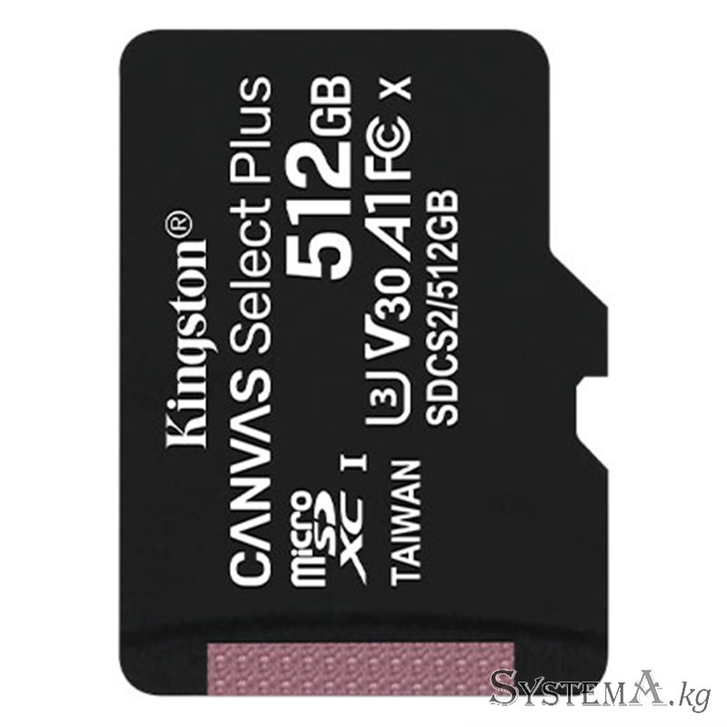 Micro Secure Digital Card (Trans Flash) 512GB HC10 KINGSTON