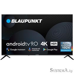 Телевизор 50" Blaupunkt 50UN265T 4K, android 9.0, голосовой поиск