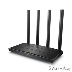 Wi-Fi Router TP-Link Archer C80 AC1900 Dual-Band, 1300Mbps at 5GHz + 600Mbps at 2.4GHz, 4 10/100M Po