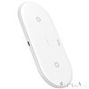 HOCO CW23 dual power wireless fast charger, white 10W