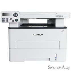МФУ Pantum M6700DW (A4, Printer, Scanner, Copier, 1200x1200dpi, 30ppm, Duplex Print, USB, LAN, Wi-Fi, White)