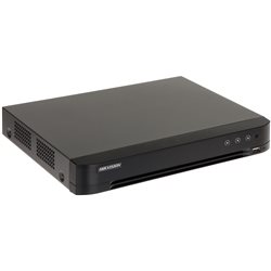 Turbo HD X DVR HIKVISION iDS-7208HUHI-M1/S AcuSense (8v+1a/5MP/1920x1080/H.265 Pro+/1Gbs/1 SATA/2xUSB/RS-485/False alarm 4ch/Fac