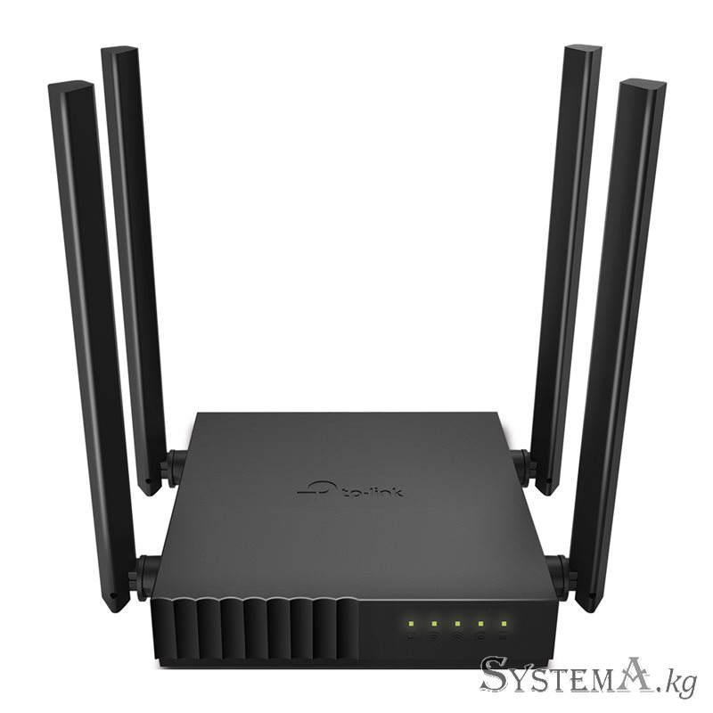 Роутер Wi-Fi TP-LINK Archer C54(RU) AC1200 Dual-Band, 867Mb/s 5GHz+300Mb/s 2.4GHz, 4xLAN 1Gb/s, 4 антенны, IPTV,MU-MIMO, Tether 