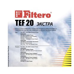 Пылесборники Экстра Filtero TEF 20 05864
