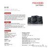 Microlab Subwoofer M-110 2.1 BLACK 10W(5W+2.5W*2)