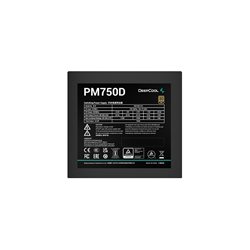 Power Unit DEEPCOOL PM750D 800W 80 PLUS® GOLD certified 100-240V/ATX12V 2.3 & SSI EPS 12V Black flat