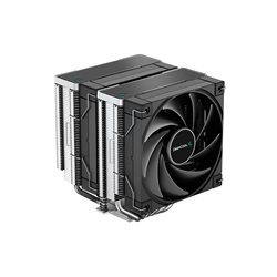 CPU cooler DEEPCOOL AK620 LGA1155/1156/1150/1200/2011/AMD 2x120mm Black PWM FDB fan,500-1850rpm,6HP