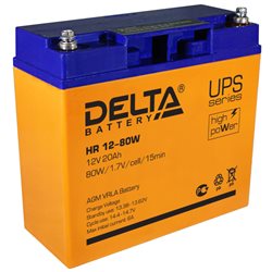 Аккумулятор Delta HR 12-80 W 12V 20Ah