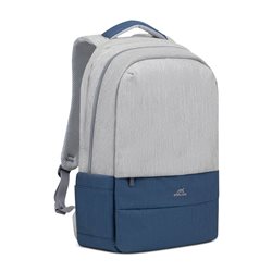 Рюкзак для ноутбука RIVACASE 7567 grey/dark blue 17.3"