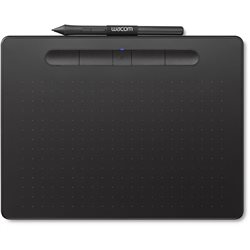 Цифровой графический планшет Wacom Intuos Medium CTL6100WLK0, A5, USB, Bluetooth, 4096 Pressure Levels, Black+Wacom Pen 4K LP-11