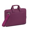 Bag for notebook RivaCase 8231 15.6" Стильная, фиолетовая сумка. Двойная молния. Два дополнительных внешних отделения. Ручки для