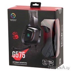 Наушники с микрофоном A4Tech BLOODY G575 RGB Gaming 7.1 USB Black