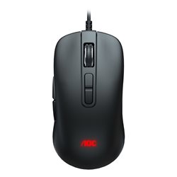 Mouse AOC GM300B, Gaming, 6200dpi, USB, 7button, 1.8m