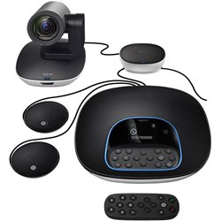 Камера для видеоконференций Logitech Group ConferenceCam + Expansion Mics 960-001060 Full HD, 1080p, View 90°, 10x Zoom, Speaker