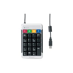 Цифровая  клавиатура для кассы TARGUS MINI AKP08 EU, USB-2.0 HUB-2x, Color-key COMFORT