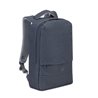 Bag for notebook RivaCase 7562 dark grey anti-theft Laptop backpack 15.6"