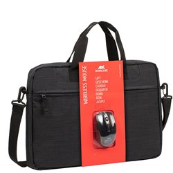 Bag for notebook RivaCase 8038 black Laptop 15.6" + мышка