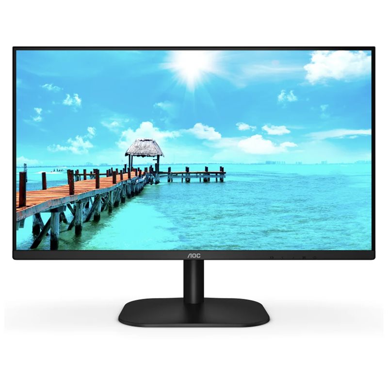 AOC 27" LED LCD AH-IPS B2H Black,1920x1080,H178°/V178°,HDMI+VGA(без рамки),Audiojack,WALL