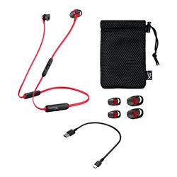 Наушники с микрофоном HYPERX HEBBXX-MC-RD Cloud Earbuds Wireless BLACK/RED