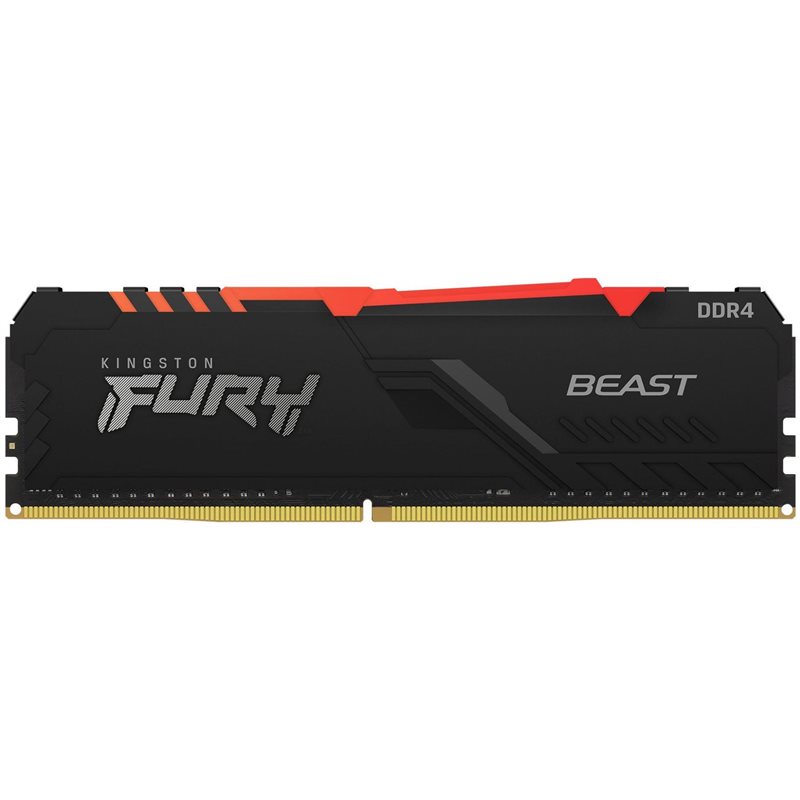 Memory DDR4 32GB (2x16GB) PC-28800 (3600MHz) KINGSTON HYPERX FURY Beast RGB [KF436C18BBAK2/32]
