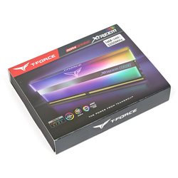 DIMM DDR4 T-Force XTREEM ARGB 16GB Kit(2x8GB) BLACK (3200MHz) TEAM Elite (TF10D416G3200HC16CDC01),подсветка RGB