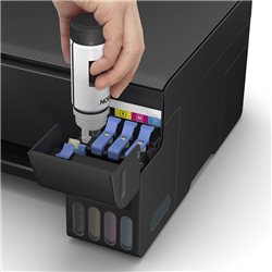 МФУ Epson L3101 (Printer-copier-scaner, A4, 33/15ppm (Black/Color), 69sec/photo, 64-256g/m2, 5760x1440dpi, 600×1200 scaner, USB)