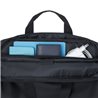 Bag for notebook RivaCase 8057 16" Черная сумка. Внешние отделения. Отделение-органайзер. Ремешок крепления, карман для телефона