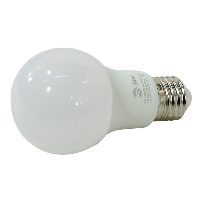 Лампа ЭРА LED smd A60-6w-827-E27 ECO. (6Вт.420лм.2700К) 1 год гарантии