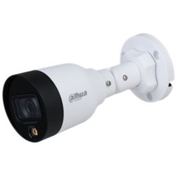 IP камера буллет Dahua DH-IPC-HFW1239S1P-LED-0280B-S5-QH2 (2MP, 2,8mm, 1920×1080, @25fps, 0,001lux, H.265, full color 15m, LED, 