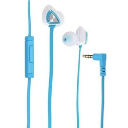 Наушники с микрофоном Genius HS-M250 BLUE mobile headset, in-line controller, mic, 4-pin 3.5mm plug