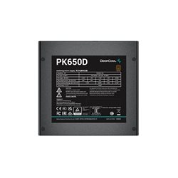 Power Unit DEEPCOOL PK650D 650W 80 PLUS® BRONZE 100-240V/ATX12V 2.3 Black flat Active PFC+DC to DC
